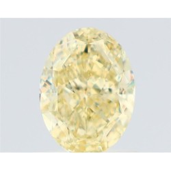 Diament o barwie fantazyjnej szlif owalny, 1.03ct, VS1, Fancy Yellow, GIA 2527493623