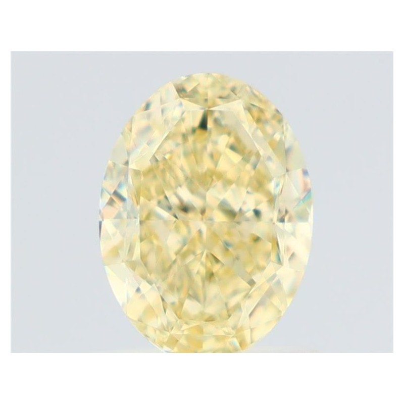 Diament o barwie fantazyjnej szlif owalny, 1.03ct, VS1, Fancy Yellow, GIA 2527493623