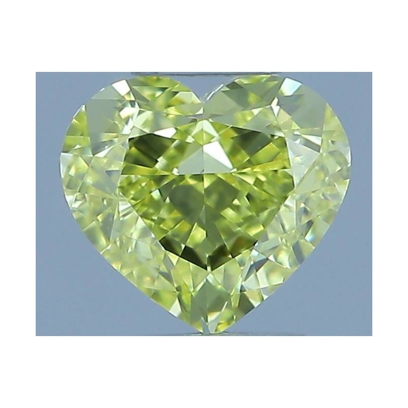 Diament o barwie fantazyjnej serce, 0.73ct, VS1, Fancy Intense Yellow, GIA 2233758358