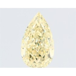 Diament o barwie fantazyjnej szlif gruszkowy, 1.52ct, VS1, Fancy Light Yellow, GIA 5232750317