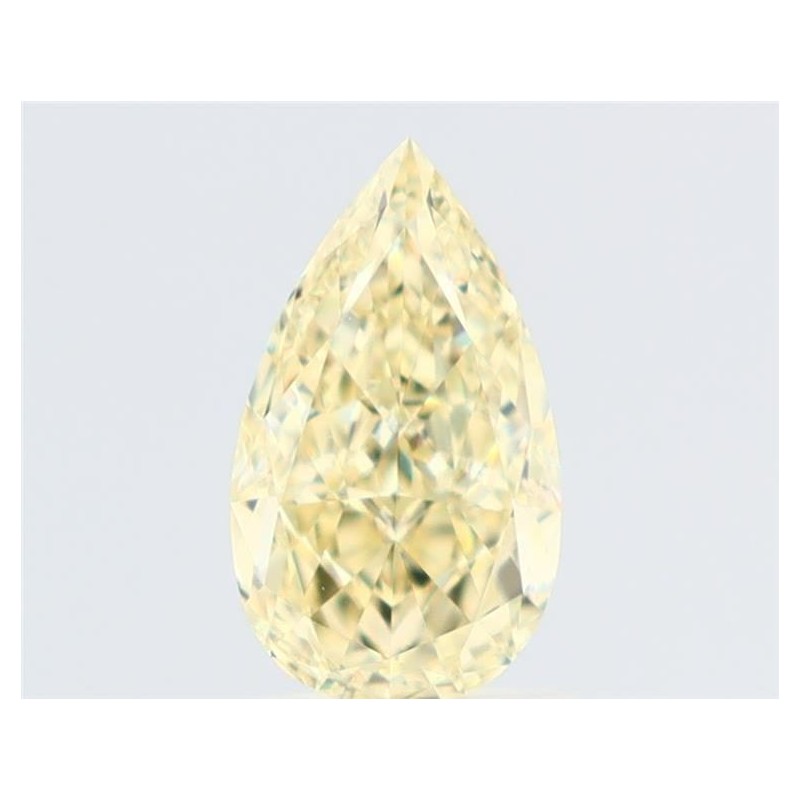 Diament o barwie fantazyjnej szlif gruszkowy, 1.52ct, VS1, Fancy Light Yellow, GIA 5232750317