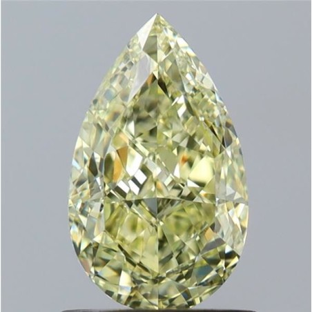 Diament o barwie fantazyjnej szlif gruszkowy, 1.02ct, VS1, Fancy Light Yellow, GIA 1232750430