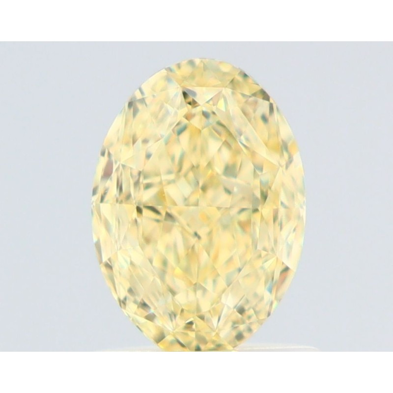 Diament o barwie fantazyjnej szlif owalny, 1.2ct, VVS2, Fancy Yellow, GIA 5231725381