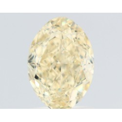 Diament o barwie fantazyjnej szlif owalny, 1.51ct, VS1, Fancy Light Yellow, GIA 2235717918