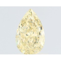Diament o barwie fantazyjnej szlif gruszkowy, 1.01ct, VS2, Fancy Light Yellow, GIA 2233758524