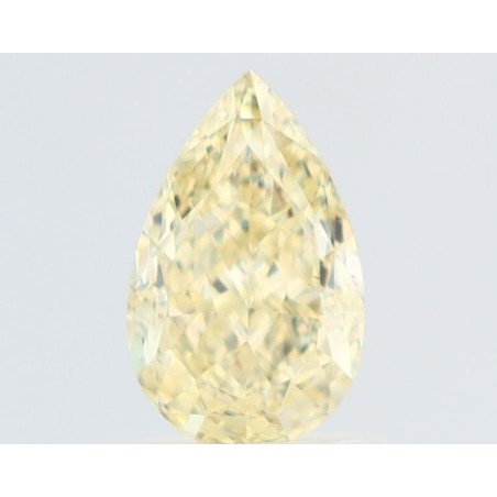 Diament o barwie fantazyjnej szlif gruszkowy, 1.01ct, VS2, Fancy Light Yellow, GIA 2233758524