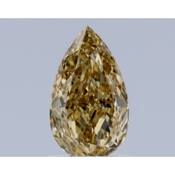 Diament o barwie fantazyjnej szlif gruszkowy, 1.11ct, VVS2, Fancy Brownish Yellow, GIA 2221867700
