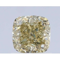 Diament o barwie fantazyjnej szlif poduszkowy modyfikowany, 1.05ct, VS2, Fancy Brown Yellow, GIA 5221453646