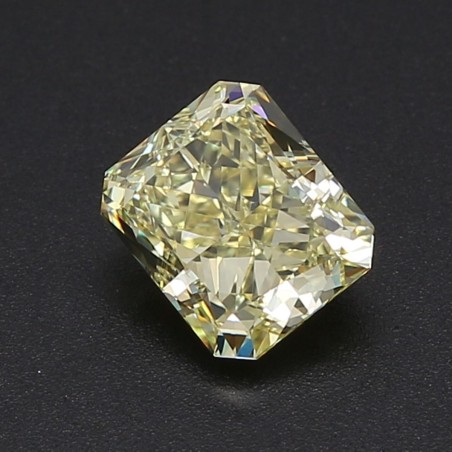 Diament o barwie fantazyjnej radiant, 1.5ct, SI1, Fancy Light Yellow, GIA 6501410837