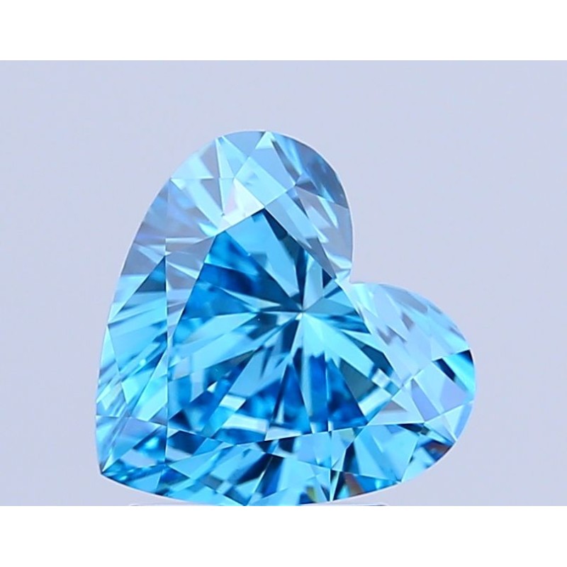 Diament laboratoryjny o barwie fantazyjnej serce, Blue Fancy_Vivid, 2.01ct, VVS2, Fancy Vivid Blue, IGI LG713525558