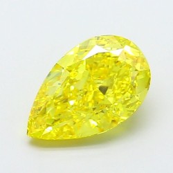 Diament laboratoryjny o barwie fantazyjnej szlif gruszkowy, Yellow Fancy_Vivid, 2.03ct, IF, Fancy Vivid Yellow, IGI LG707556653