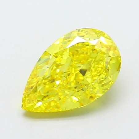 Diament laboratoryjny o barwie fantazyjnej szlif gruszkowy, Yellow Fancy_Vivid, 2.03ct, IF, Fancy Vivid Yellow, IGI LG707556653