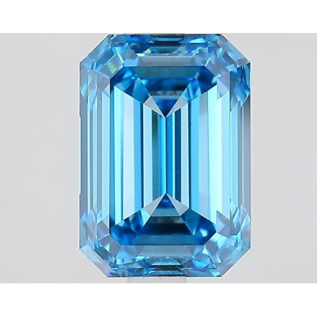 Diament laboratoryjny o barwie fantazyjnej szlif szmaragdowy, Blue Fancy_Vivid, 2.28ct, VVS2, Fancy Vivid Blue, IGI LG735571400