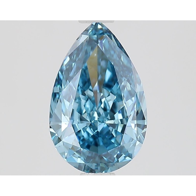 Diament laboratoryjny o barwie fantazyjnej szlif gruszkowy, Blue Fancy_Vivid, 1.52ct, VVS2, Fancy Vivid Blue, IGI LG681516156