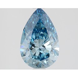 Diament laboratoryjny o barwie fantazyjnej szlif gruszkowy, Blue Fancy_Vivid, 1.55ct, VVS2, Fancy Vivid Blue, IGI LG686501565