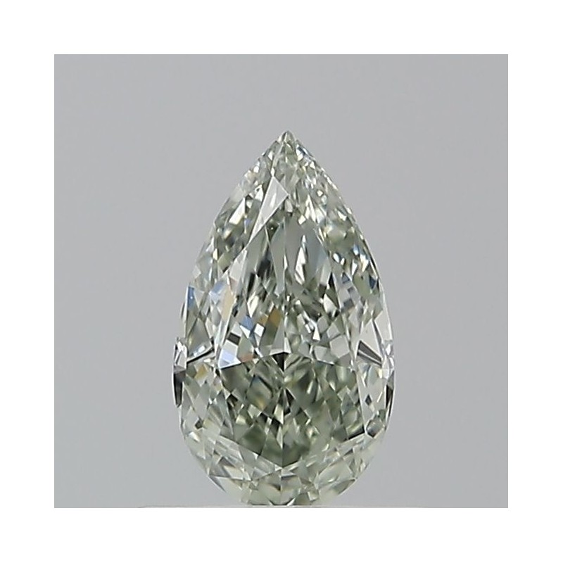 Diament o barwie fantazyjnej szlif gruszkowy, 0.61ct, VS2, Fancy Grayish Yellowish Green, GIA 2231776709