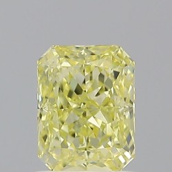 Diament o barwie fantazyjnej radiant, 1.01ct, VVS2, Fancy Yellow, GIA 2235719901
