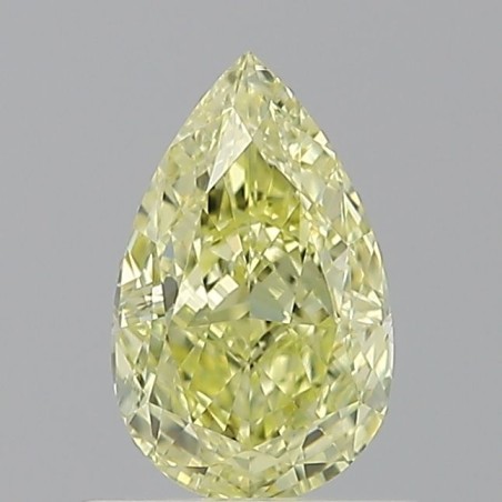 Diament o barwie fantazyjnej szlif gruszkowy, 0.81ct, VS1, Fancy Yellow, GIA 2231758350