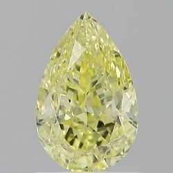 Diament o barwie fantazyjnej szlif gruszkowy, 1.11ct, VVS2, Fancy Intense Yellow, GIA 2231774337