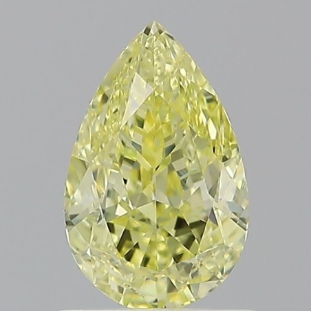 Diament o barwie fantazyjnej szlif gruszkowy, 1.11ct, VVS2, Fancy Intense Yellow, GIA 2231774337