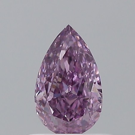 Diament o barwie fantazyjnej szlif gruszkowy, 0.5ct, SI1, Fancy Deep Pink Purple, GIA 1232620782