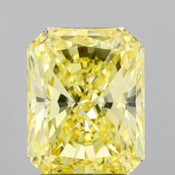 Diament laboratoryjny o barwie fantazyjnej radiant, Yellow Fancy_Vivid, 2.52ct, VVS2, Fancy Vivid Yellow, IGI LG733597299