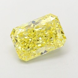 Diament laboratoryjny o barwie fantazyjnej radiant, Yellow Fancy_Intense, 2.13ct, VVS2, Fancy Intense Yellow, IGI LG707556091