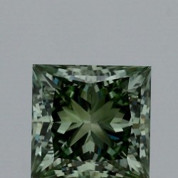 Diament laboratoryjny o barwie fantazyjnej szlif princess, Green Fancy_Vivid, 1.91ct, VVS2, Fancy Vivid Green, IGI LG713574801