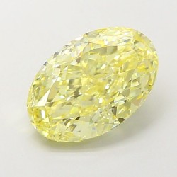 Diament laboratoryjny o barwie fantazyjnej szlif owalny, Yellow Fancy, 2.54ct, VVS2, Fancy Yellow, IGI LG707556332