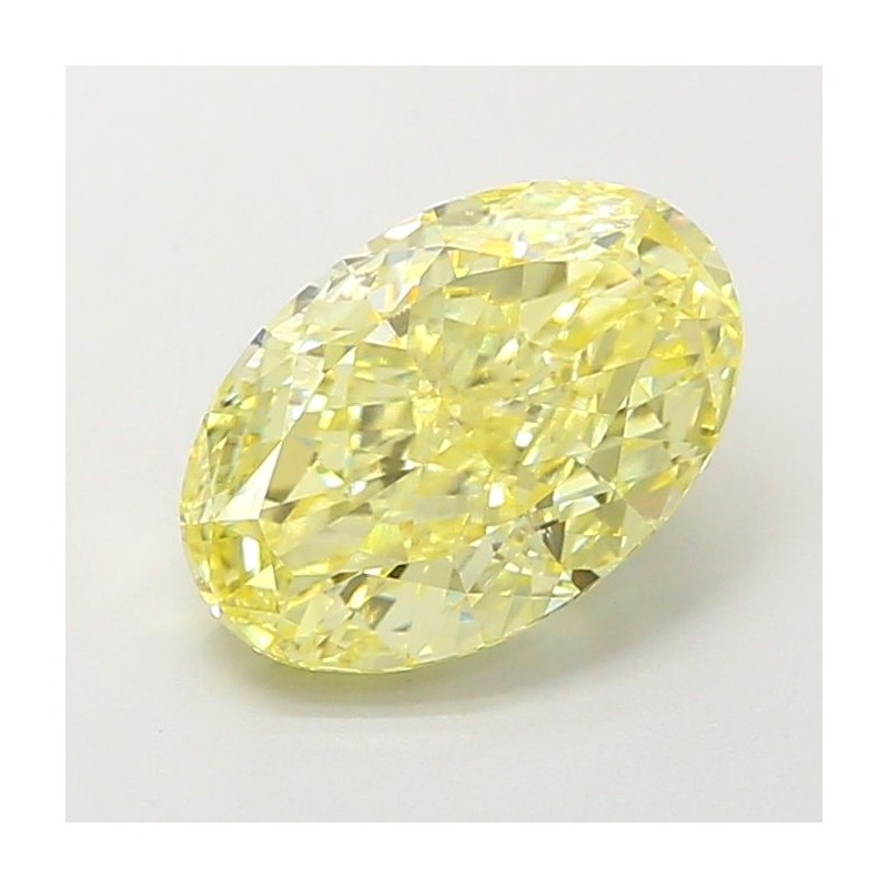 Diament laboratoryjny o barwie fantazyjnej szlif owalny, Yellow Fancy, 2.54ct, VVS2, Fancy Yellow, IGI LG707556332