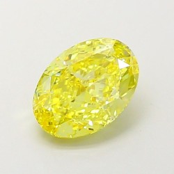 Diament laboratoryjny o barwie fantazyjnej szlif owalny, Yellow Fancy_Vivid, 1.8ct, VVS2, Fancy Vivid Yellow, IGI LG707556334