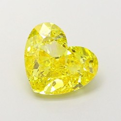 Diament laboratoryjny o barwie fantazyjnej serce, Yellow Fancy_Vivid, 2.07ct, IF, Fancy Vivid Yellow, IGI LG707556331