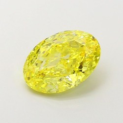 Diament laboratoryjny o barwie fantazyjnej szlif owalny, Yellow Fancy_Vivid, 1.75ct, IF, Fancy Vivid Yellow, IGI LG707556443