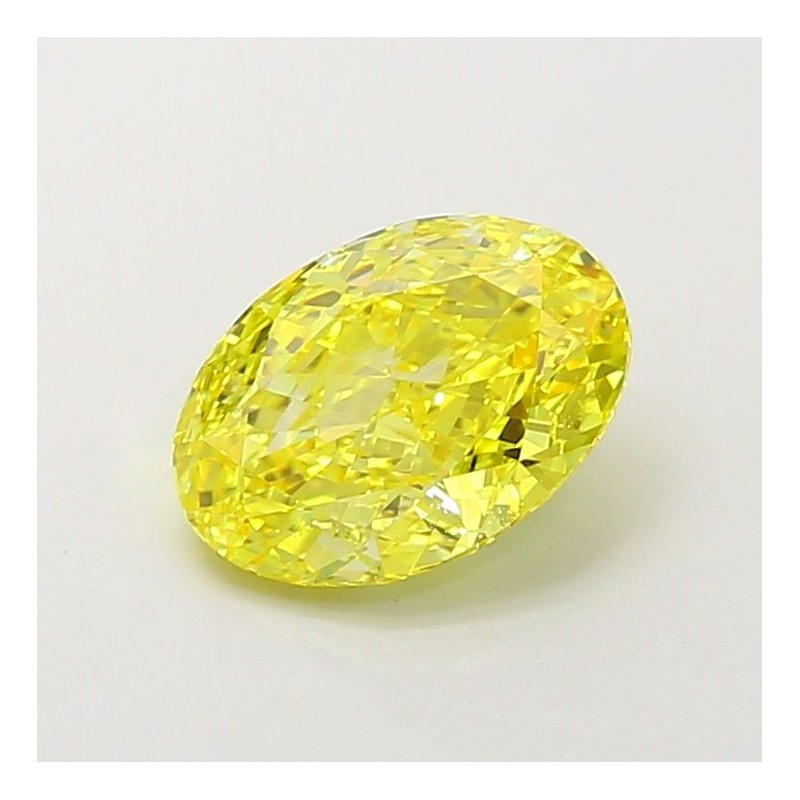 Diament laboratoryjny o barwie fantazyjnej szlif owalny, Yellow Fancy_Vivid, 1.75ct, IF, Fancy Vivid Yellow, IGI LG707556443