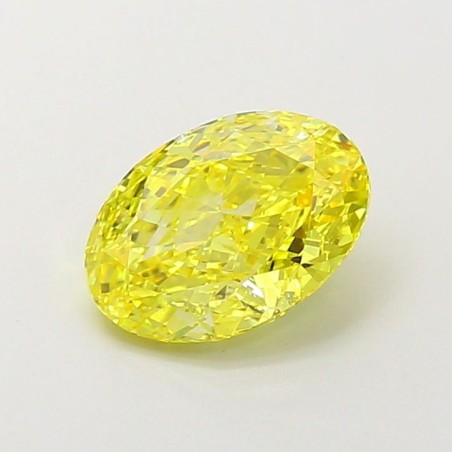 Diament laboratoryjny o barwie fantazyjnej szlif owalny, Yellow Fancy_Vivid, 1.75ct, IF, Fancy Vivid Yellow, IGI LG707556443