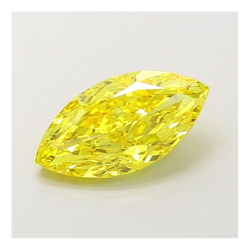 Diament laboratoryjny o barwie fantazyjnej markiza, Yellow Fancy_Vivid, 1.81ct, IF, Fancy Vivid Yellow, IGI LG707556446