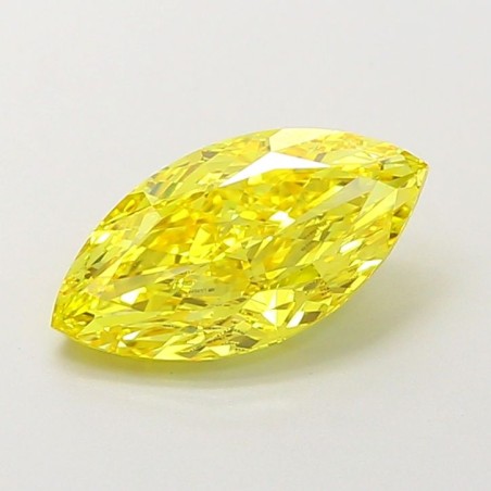 Diament laboratoryjny o barwie fantazyjnej markiza, Yellow Fancy_Vivid, 1.81ct, IF, Fancy Vivid Yellow, IGI LG707556446