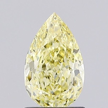 Diament laboratoryjny o barwie fantazyjnej szlif gruszkowy, Yellow Fancy, 1.08ct, VVS2, Fancy Yellow, IGI LG732565048