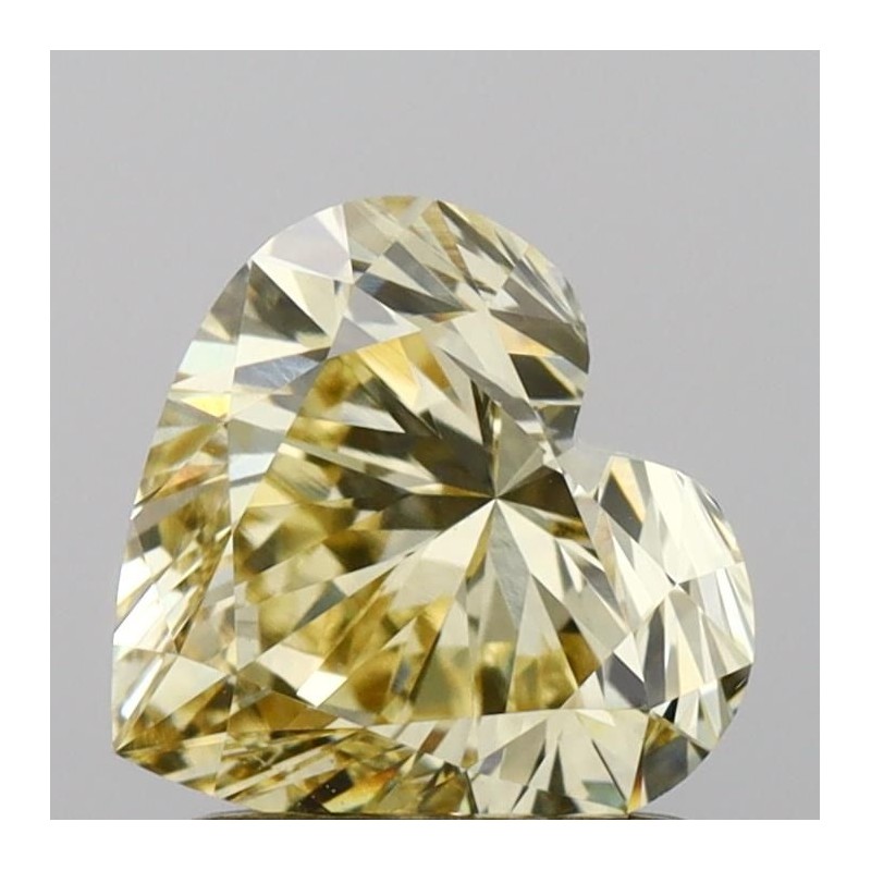 Diament laboratoryjny o barwie fantazyjnej serce, Yellow Fancy, 1.2ct, VVS2, Fancy Yellow, IGI LG680508881