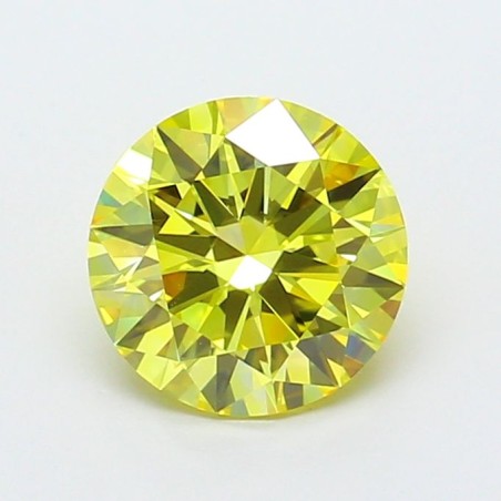 Diament laboratoryjny o barwie fantazyjnej szlif okrągły, Yellow Fancy_Vivid, 1.87ct, VVS2, Fancy Vivid Yellow, IGI LG707556651