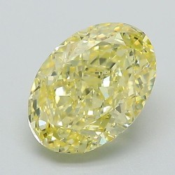 Diament laboratoryjny o barwie fantazyjnej szlif owalny, Yellow Fancy_Vivid, 2.06ct, VVS2, Fancy Vivid Yellow, IGI LG652424489