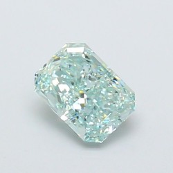 Diament laboratoryjny o barwie fantazyjnej radiant, Green Fancy_Vivid, 1.21ct, VVS2, Fancy Vivid Green, IGI LG707556393