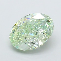 Diament laboratoryjny o barwie fantazyjnej szlif owalny, Green Fancy_Vivid, 2.46ct, VVS2, Fancy Vivid Green, IGI LG707556396