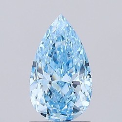 Diament laboratoryjny o barwie fantazyjnej szlif gruszkowy, Blue Fancy_Vivid, 1.31ct, VVS2, Fancy Vivid Blue, IGI LG747526312