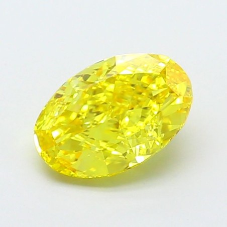 Diament laboratoryjny o barwie fantazyjnej szlif owalny, Yellow Fancy_Vivid, 1.76ct, VVS2, Fancy Vivid Yellow, IGI LG707556649