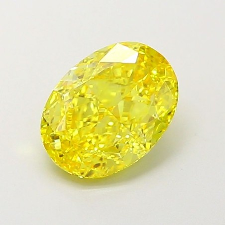 Diament laboratoryjny o barwie fantazyjnej szlif owalny, Yellow Fancy_Vivid, 1.84ct, VVS2, Fancy Vivid Yellow, IGI LG707556335