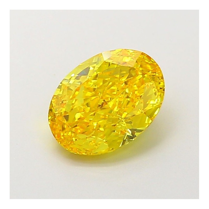 Diament laboratoryjny o barwie fantazyjnej szlif owalny, Yellow Fancy_Vivid, 2.06ct, VVS2, Fancy Vivid Yellow, IGI LG707556444