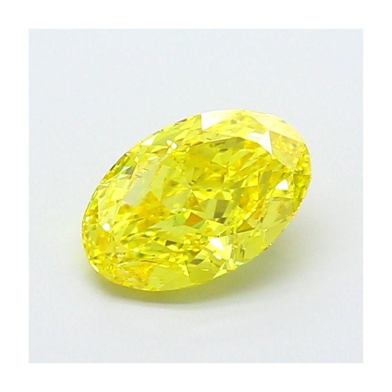 Diament laboratoryjny o barwie fantazyjnej szlif owalny, Yellow Fancy_Vivid, 1.61ct, IF, Fancy Vivid Yellow, IGI LG707556641