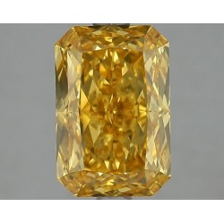 Diament laboratoryjny o barwie fantazyjnej radiant, Yellow Fancy_Vivid, 2.74ct, VVS2, Fancy Vivid Yellow, IGI LG737547552