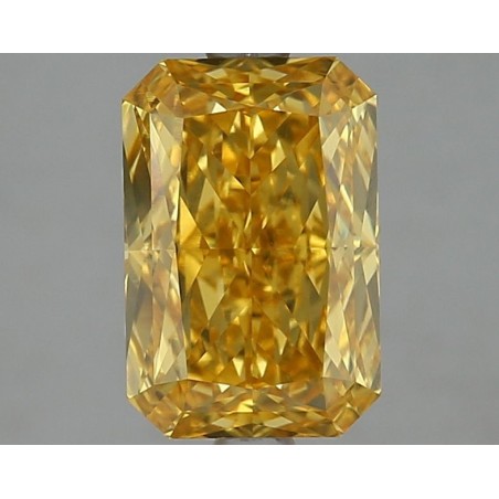 Diament laboratoryjny o barwie fantazyjnej radiant, Yellow Fancy_Vivid, 2.74ct, VVS2, Fancy Vivid Yellow, IGI LG737547552